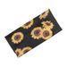 New Spring/Summer with and Sunflower Printed Elastic Wide Edge for Rural Sports Yoga Headband_voghion.com