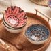 Bohemian Floral Ceramic Rice Bowls – Hand-Painted Underglaze Tableware Set (Microwave Safe, Gift-Ready For Holidays & Corporate Events)_voghion.com