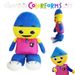 Charlies Soft Colorforms Super City Plush Doll Toy For Kids Xmas Gift Decor Home_voghion.com