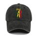 Unisex one love printed baseball cap Washed cotton retro sports sun hat Running visor_voghion.com