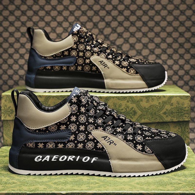 Herrsneakers 2023 vår och sommar nya kinesiska röda nätskor samma stil Forrest Gump retro väska sula pappa skor fritidssportskor_voghion.com