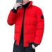 Men's Jacket Autumn Winter Thickened Warm Casual Stand Collar Slim Fit Cold-Proof Plus Size Cotton Coat Trendy_voghion.com