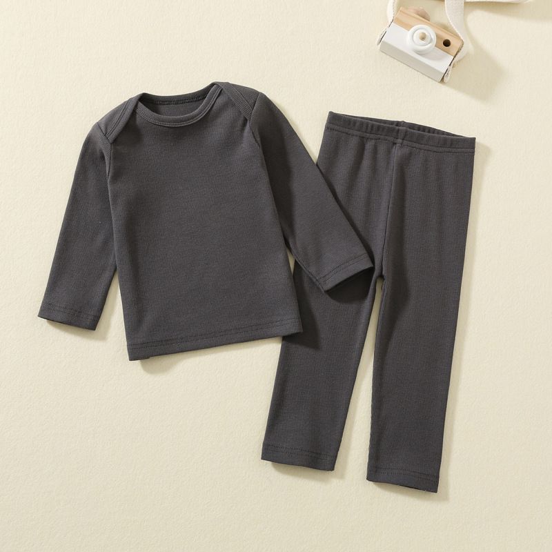 Kids' Clothing Autumn Clothes Long Sleeved T Shirts Suits Home Clothes Baby Suits_voghion.com