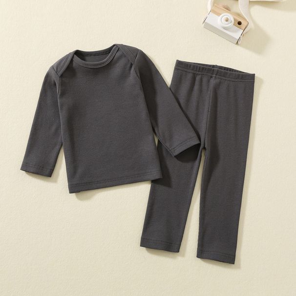 Kids' Clothing Autumn Clothes Long Sleeved T Shirts Suits Home Clothes Baby Suits_voghion.com