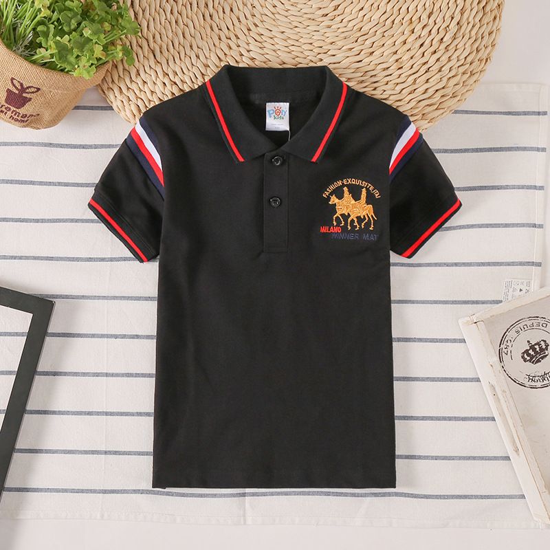 Roupas infantis 2024 camisa polo infantil meninos tops roupas infantis roupas infantis camisetas_voghion.com