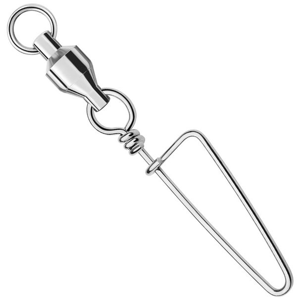 8-Shaped Connector Single Head Bearing Swivel + Curved Snap Accessories Bulk Eight-Shaped Ring Fishing Gear Supplies_voghion.com