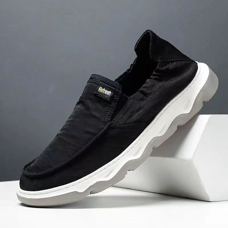 Schuhe für Herren 2024 neue Herren-Net-Promi-Casual-Canvas-Schuhe mit niedrigem Schaft und weicher Unterseite, rutschfeste koreanische Version, All-Match-Herrenschuhe_voghion.com