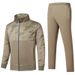 Spring And Autumn Stand Collar Cardigan Men's Running Sportswear Color Block Sweatshirt Jogger Pants Two-Piece Set_voghion.com