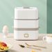 Double-Layer Electric Egg Cooker, Timed Egg Cooker, Automatic Steamer, Egg Pudding Maker, Food Warmer, Breakfast Machine_voghion.com