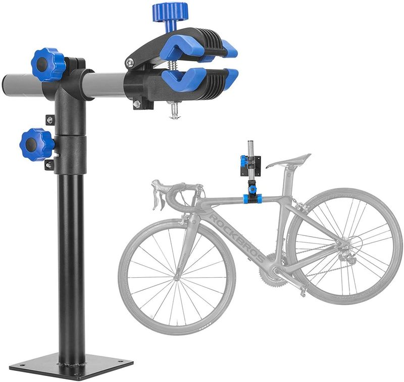 Caballete de reparación de bicicletas ROCKBROS con capacidad de carga de 25 kg, soporte de taller_voghion.com