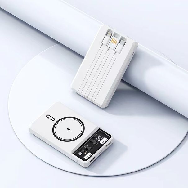 Magneettinen langaton varavirtalähde LCD-näytöllä - 10000mAh pikalataus ja kannettava iPhonelle_voghion.com