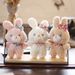 Adorable Plush Bear Keychain Soft Toy Cute Rabbit Pendant Wholesale Backpack_voghion.com