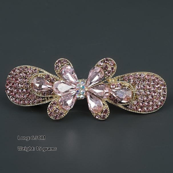 Luksuslik kristallvedru aksessuaar, kerge ja moekas. Poolpikk tõmblukk kuklal, sobib madalatele juustele._voghion.com