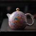 Jingdezhen Yangzhi Jade Emaille Kleurrijke Drakenei Theepot Hoogwaardige Huishoudelijke Theepot Zakelijk Cadeau Keramische Kung Fu Theeset_voghion.com