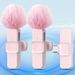 Microfone de lapela sem fio rosa para iPhone Android PC Live Gaming Phone portátil para gravação de áudio e vídeo Mini microfone para vlog_voghion.com