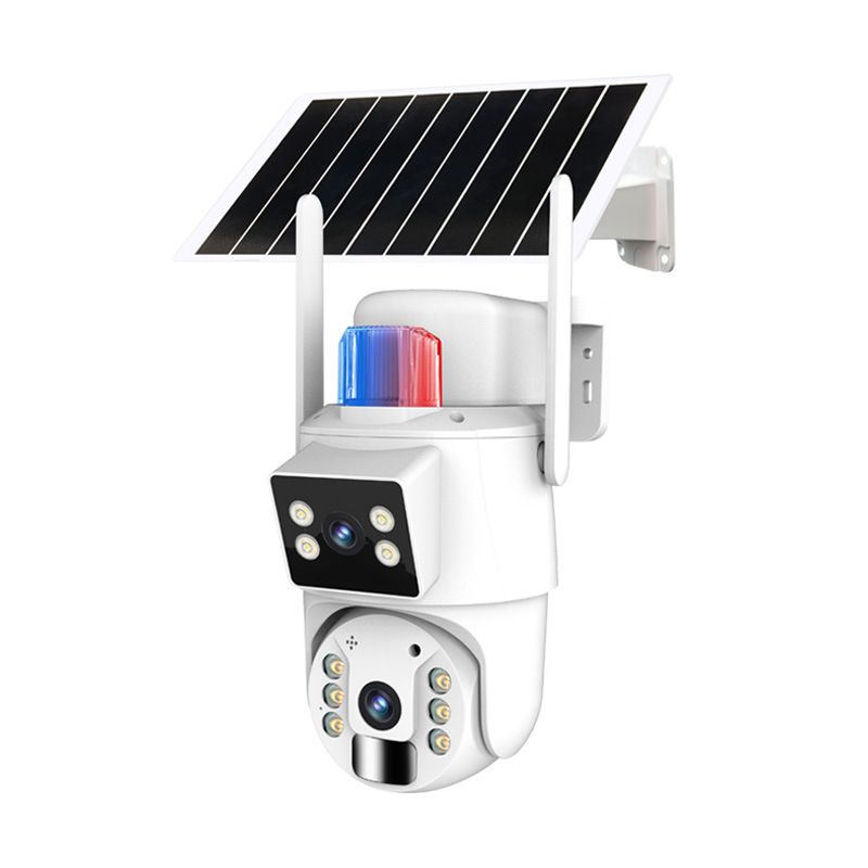 Solar Security Camera - 8MP Dual-Lens Full Color Outdoor Surveillance With Smart Voice Intercom & Ultra HD Night Vision_voghion.com