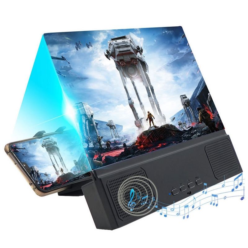 L12 12 Inch Screen Anti-blue Light Mobile Phone Bracket Bluetooth Audio Loudspeaker_voghion.com