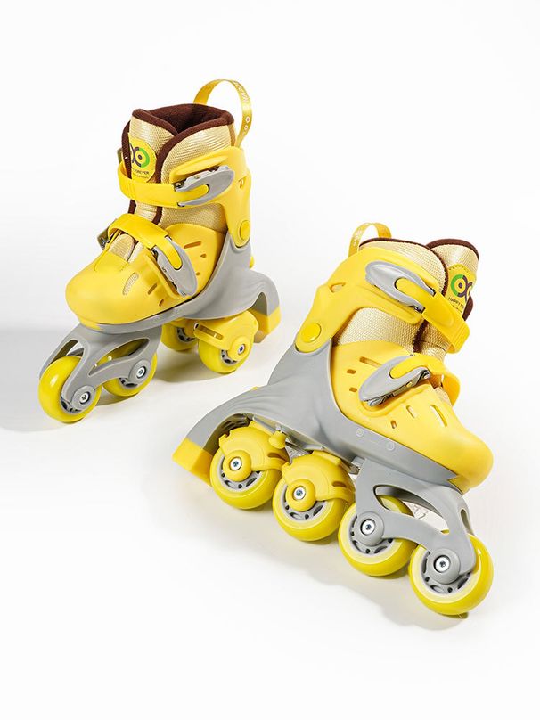 I pattini a rotelle possono essere regolati con la ruota flash per pattini a rotelle femminili multifunzionali per bambini_voghion.com