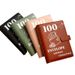 Classeur d'épargne 100 enveloppes - Système d'enveloppes A5 pour la budgétisation, organiseur à 6 anneaux avec 29 feuilles PP, format portefeuille (plusieurs couleurs)_voghion.com