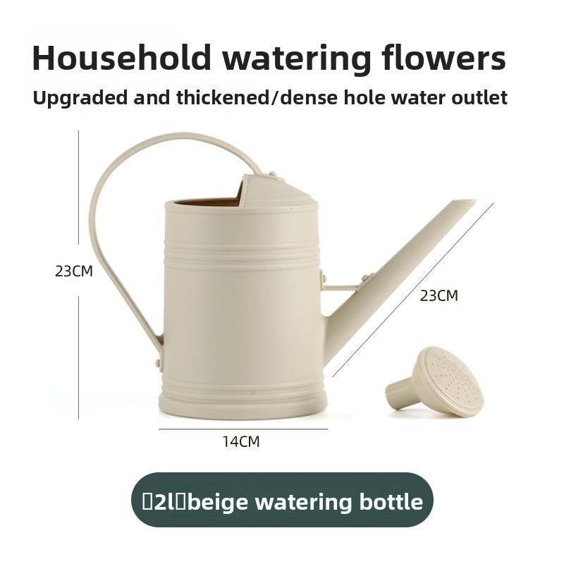 Large Capacity For Flowers, Thickened 4L Household Gardening Watering Can With Long Spout_voghion.com