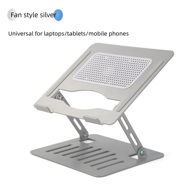 Support pour ordinateur portable réglable et rotatif à 360°, ventilateur RVB amovible, support de refroidissement intégré_voghion.com