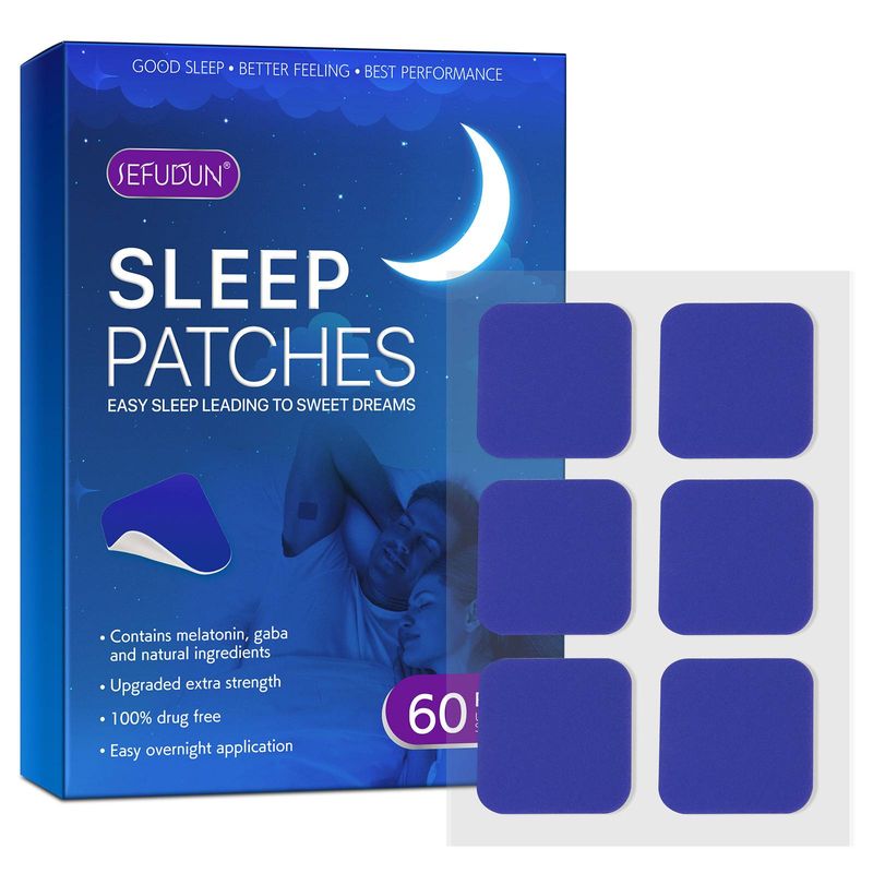 Sleep Patches for Adult, Easy-to-Apply Sleep Patch with Melatonin, Relax & Wake Up Refreshed Long-Lasting Night Comfort for Men & Women_voghion.com