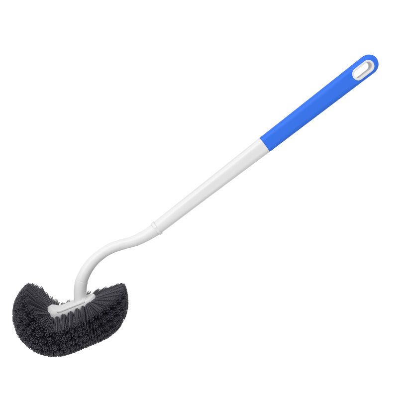 Flexible Angle Toilet Brush - Soft Bristle Cleaning Brush With Ergonomic Handle, Deep Clean Design For Hard-to-Reach Areas_voghion.com