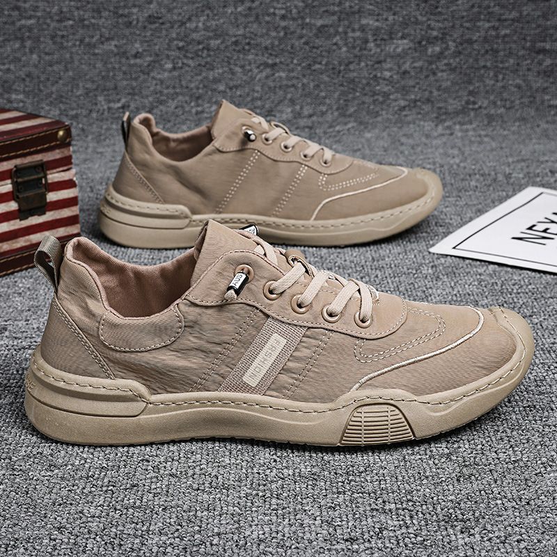 Shoes Men Spring Breathable Canvas Shoes 2024 New Men's Cloth Shoes Style All-match Casual Shoes_voghion.com