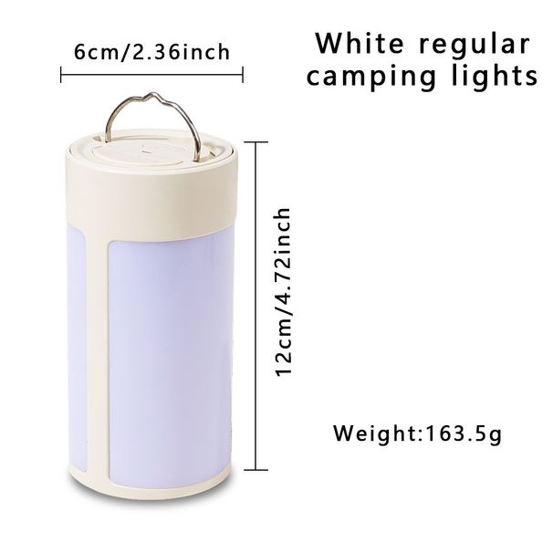 Outdoor solar camping light long endurance portable lighting atmosphere light LED warning light waterproof emergency charging bank_voghion.com