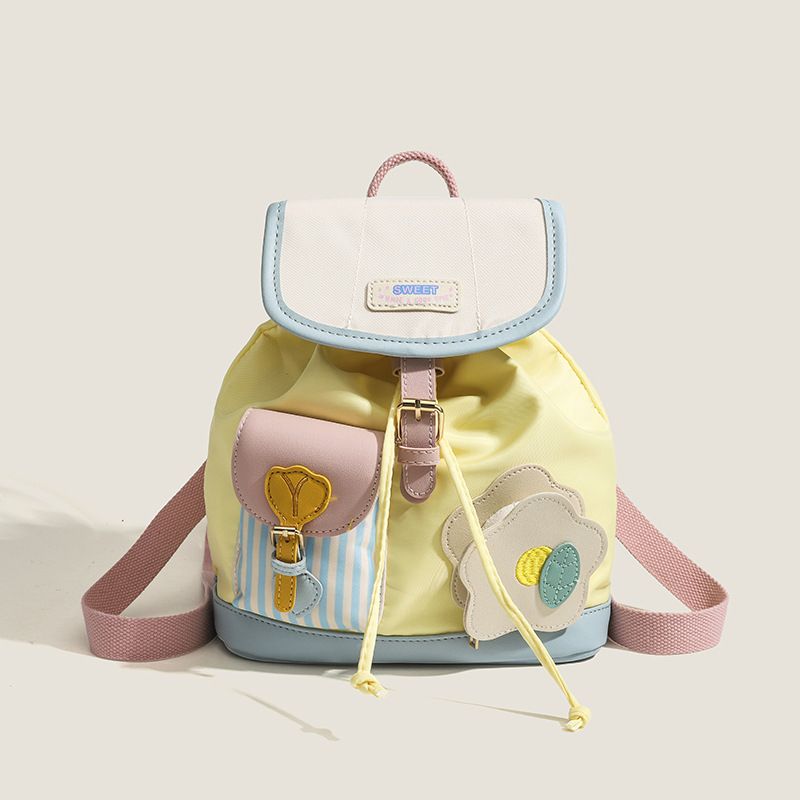 Mochila moderna con diseño de nicho, bonita y con colores contrastantes, versátil, de gran capacidad, ideal para estudiantes que viajan diariamente a clase._voghion.com