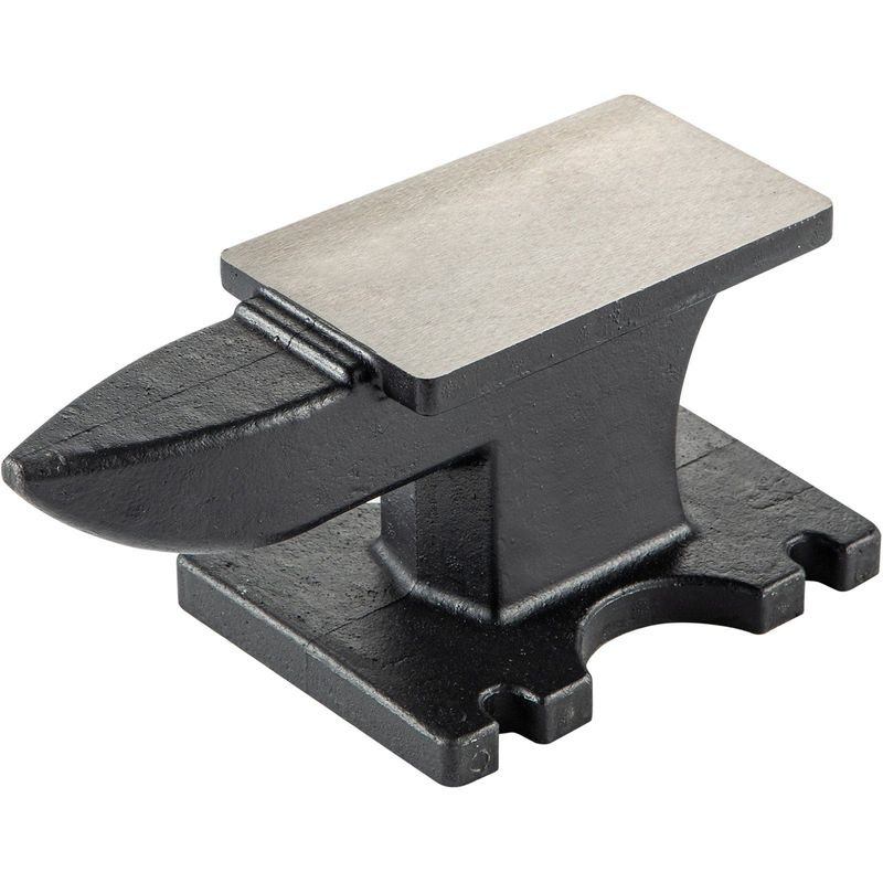 VEVOR Cast Iron Anvil, 25 Lbs(11kg) Single Horn Anvil With 6.8 X 3.5 Inch Countertop And Stable Base, High Hardness Rugged Round Horn Anvil Blacksmith, For Bending, Shaping_voghion.com