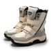 Women's Outdoor Winter Boots With Fur Lining - Lace Up Ankle Snow Shoes For Women Plus Size Available_voghion.com