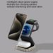 Foldable Magnetic Wireless Charger Stand Pad For IPhone 15 14 13 12 Max IPhone Watch AirPods Pro Fast Charging Station_voghion.com