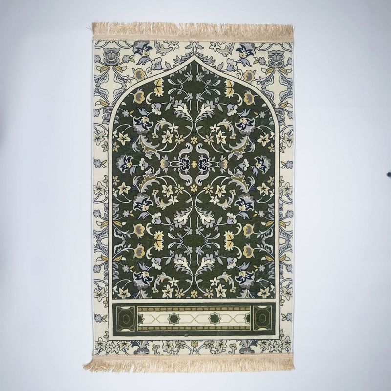 Carpets Worship Carpet Living Room Prayer Thickened Imitation Cashmere Floor Mat Square Printed Thick Mat_voghion.com