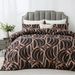 Bohemian Geometric Duvet Cover Set - 3-Piece Bedding (Duvet + 2 Pillowcases) - Soft Brushed Polyester, Fade-Resistant, Multiple Sizes_voghion.com
