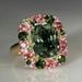 2025 New Arrivals Huitan Newly Colorful Green Cubic Zirconia Rings for Women Special-interested Wedding Party Gorgeous Accessories Female_voghion.com