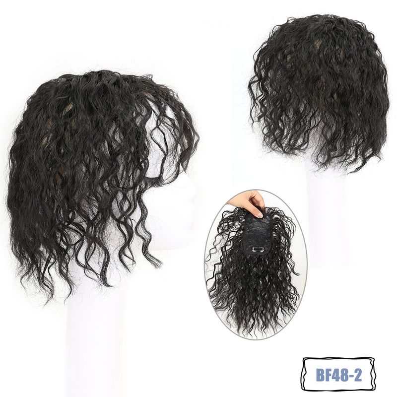 Parrucca extension per capelli da donna Parrucca pezzi Parrucca extension per capelli corti con barba di mais in un unico pezzo per aumentare il volume dei capelli e coprire l'attaccatura dei capelli parrucca pezzi_voghion.com