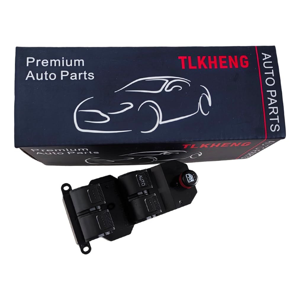 Interrupteur de vitre électrique principal côté conducteur avant gauche, compatible avec Civic 2001-2005 et CR-V 2002-2006 35750-S5A-A02ZA_voghion.com