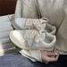 Neue Nischenbrettschuhe für Damen, Japanisch, alle tragen dicke Sohle, Freizeitsport, Skateboardschuhe, Retro, deutsche Trainingsschuhe, Ins, Flut, bequeme flache Schuhe_voghion.com