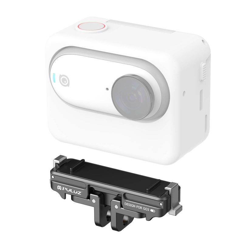 Insta360 GO3 / GO 3S PULUZ Magnetic ABS kiirkinnitusega aluskinnitus (must)_voghion.com