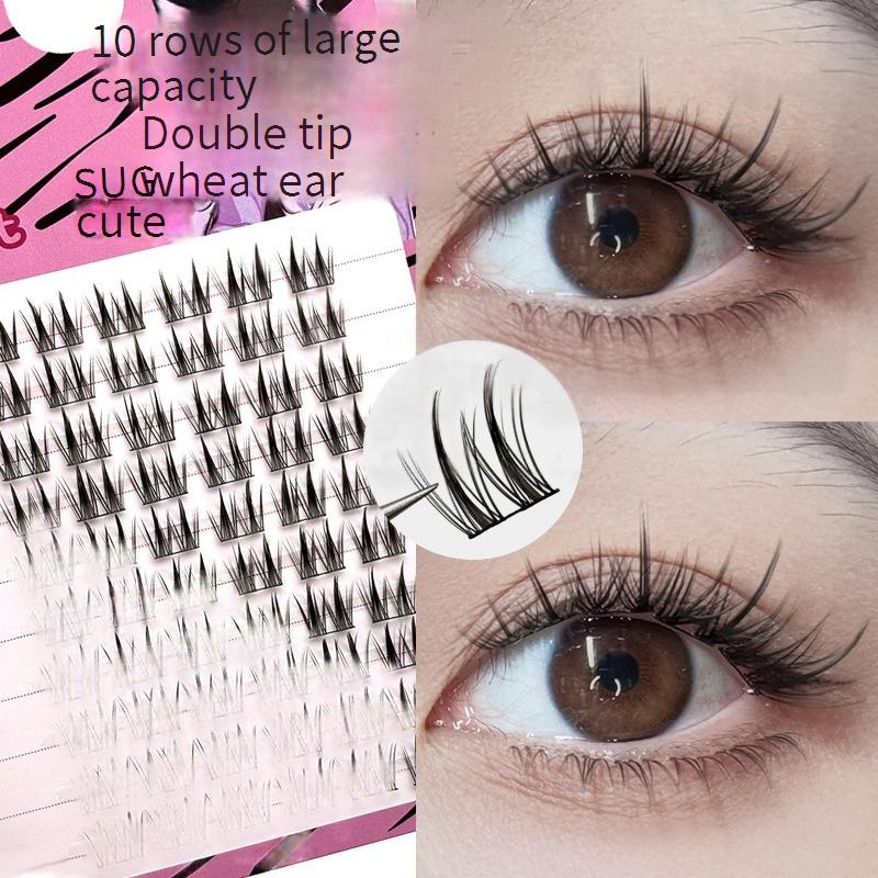 Beauty & Health Naughty Elf Devil False Eyelashes Natural Thick Single Cluster Segmented Cartoon Eye Lazy Eyelashes_voghion.com