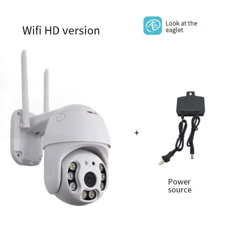 Câmeras de segurança TUYA Tuya Ball Machine Outdoor 3 milhões de câmeras HD Detecção de movimento Visão noturna Monitoramento de segurança_voghion.com
