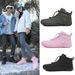 Outdoor Sports Cotton Shoes For Men And Women With Fleece Warmth Boots 2025 Couple Shoes_voghion.com