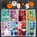 Stickers 8 Piece Halloween Series Face Changing Stickers Children's Educational DIY Toy Puzzle Stickers Stationery Stickers Wholesale_voghion.com