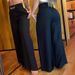 Women's Clothing solid color wide leg high waist trousers loose slimming bell bottoms_voghion.com