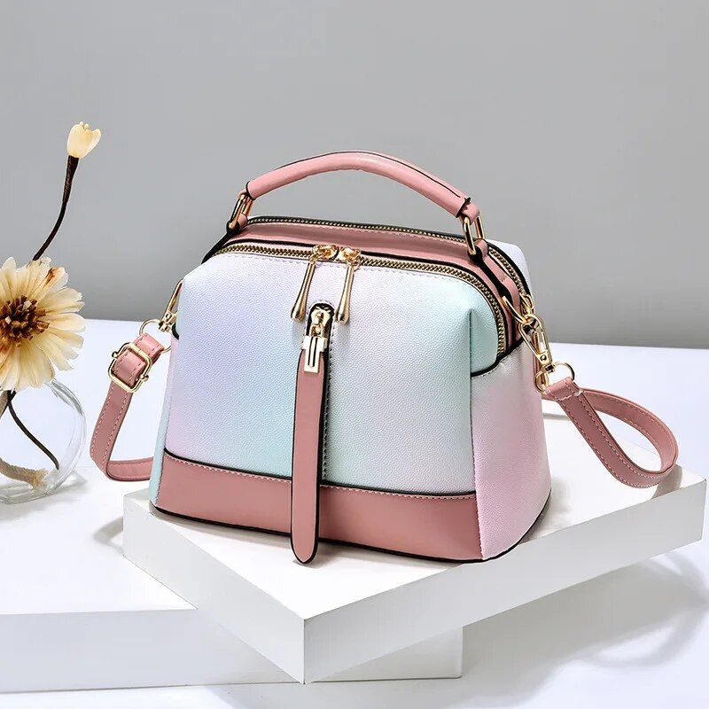 Spring and summer ins multi-color for women 2022 new fashion texture small crowd one shoulder messenger bag_voghion.com