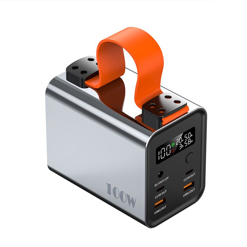 Power Bank PD100W High Power Two Way Fast Charging Laptop Power Bank Portable Outdoor Large Capacity Lighting Power_voghion.com