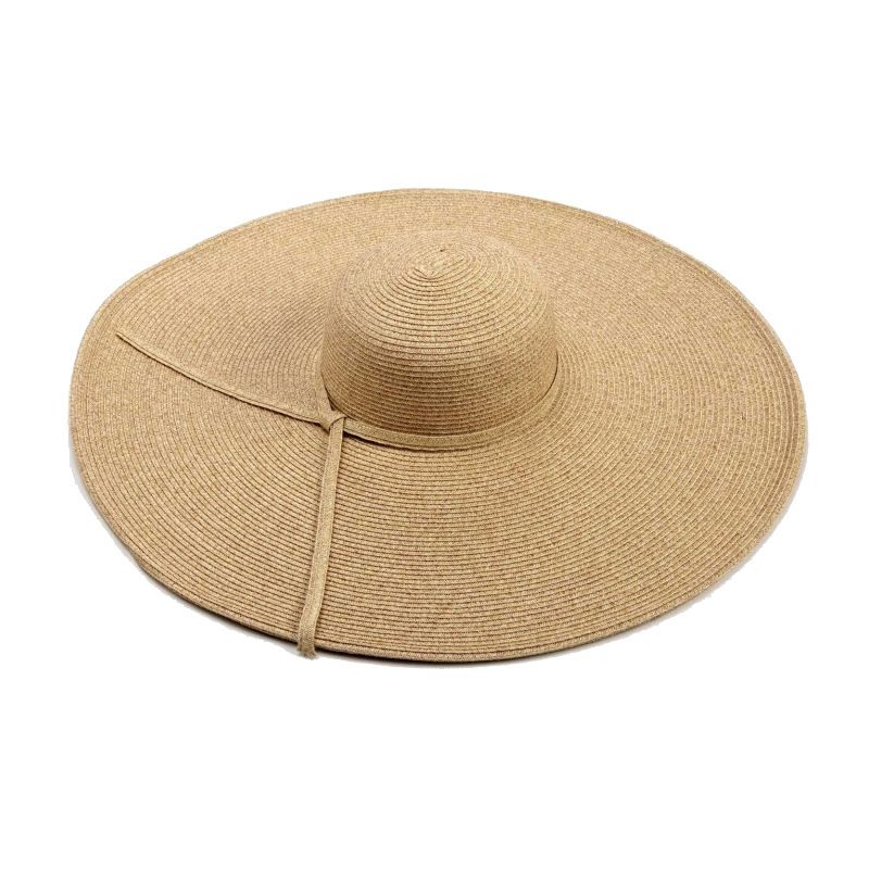 spring and summer women's travel 20cm oversized brim seaside beach hat sun hat sun hat women's sun protection hat_voghion.com