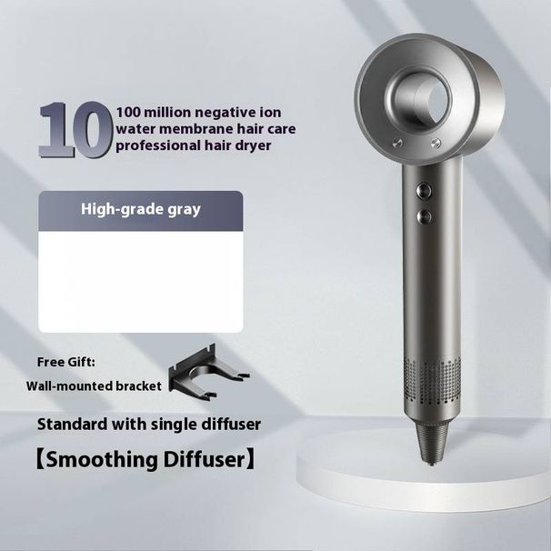 Professional Salon-Grade Hair Dryer With Ionic Technology - 1600W High-Speed Brushless Motor, Adjustable Heat/Cool Settings, Overheat Protection_voghion.com