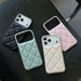 Small Floral Leather Phone Cover Durable Design For IPhone 17 Pro Max/ 16 Devices_voghion.com